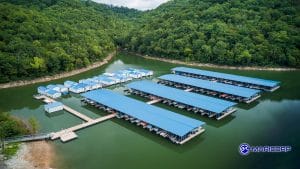 Aerial of Maricorp US Project: Hurricane Marina, on Center Hill Lake, Silver Point, TN